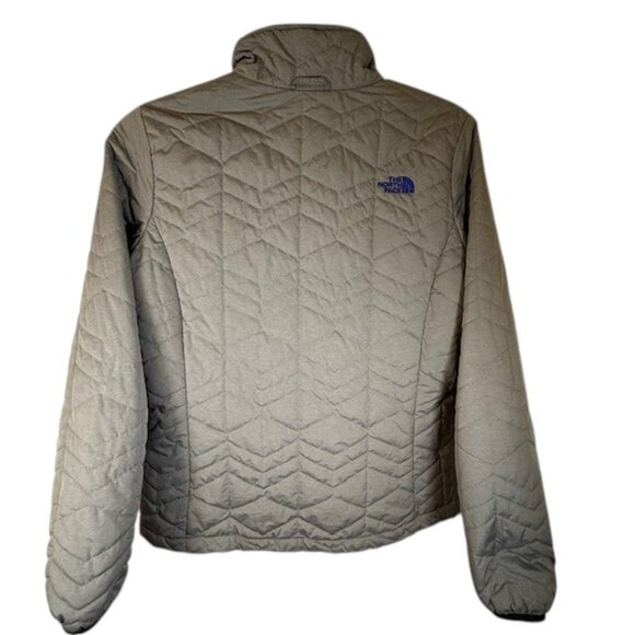 North Face Gray Quilted Bombay Puffer Jacket Size L - Picture 7 of 12